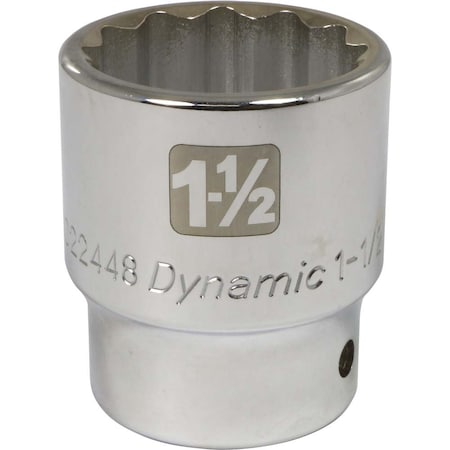 Dynamic 3/4" Drive, 1-1/2" SAE Socket, 12 Points D022448